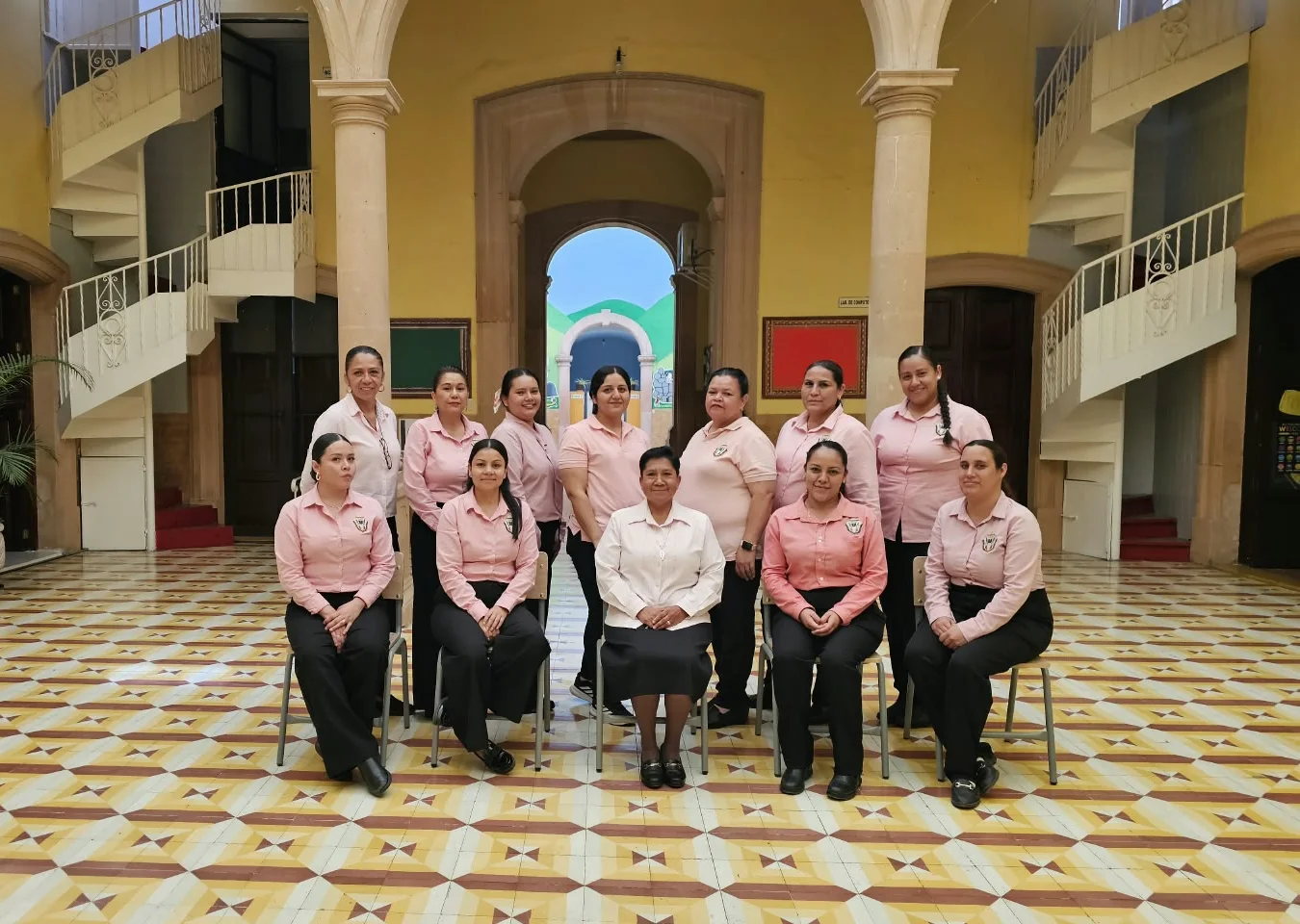 Fotografía de grupo del equipo del Colegio Pedro Moreno.